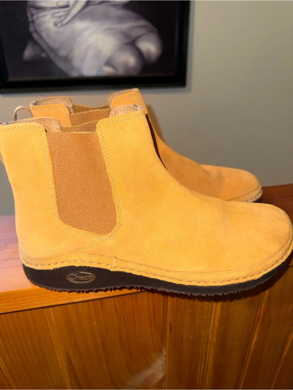 Chaco suede ankle